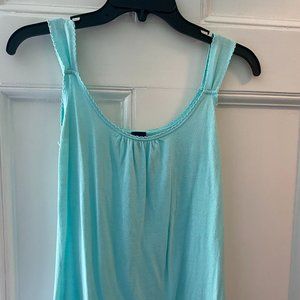 Pretty turquoise sleeveless top from the Gap